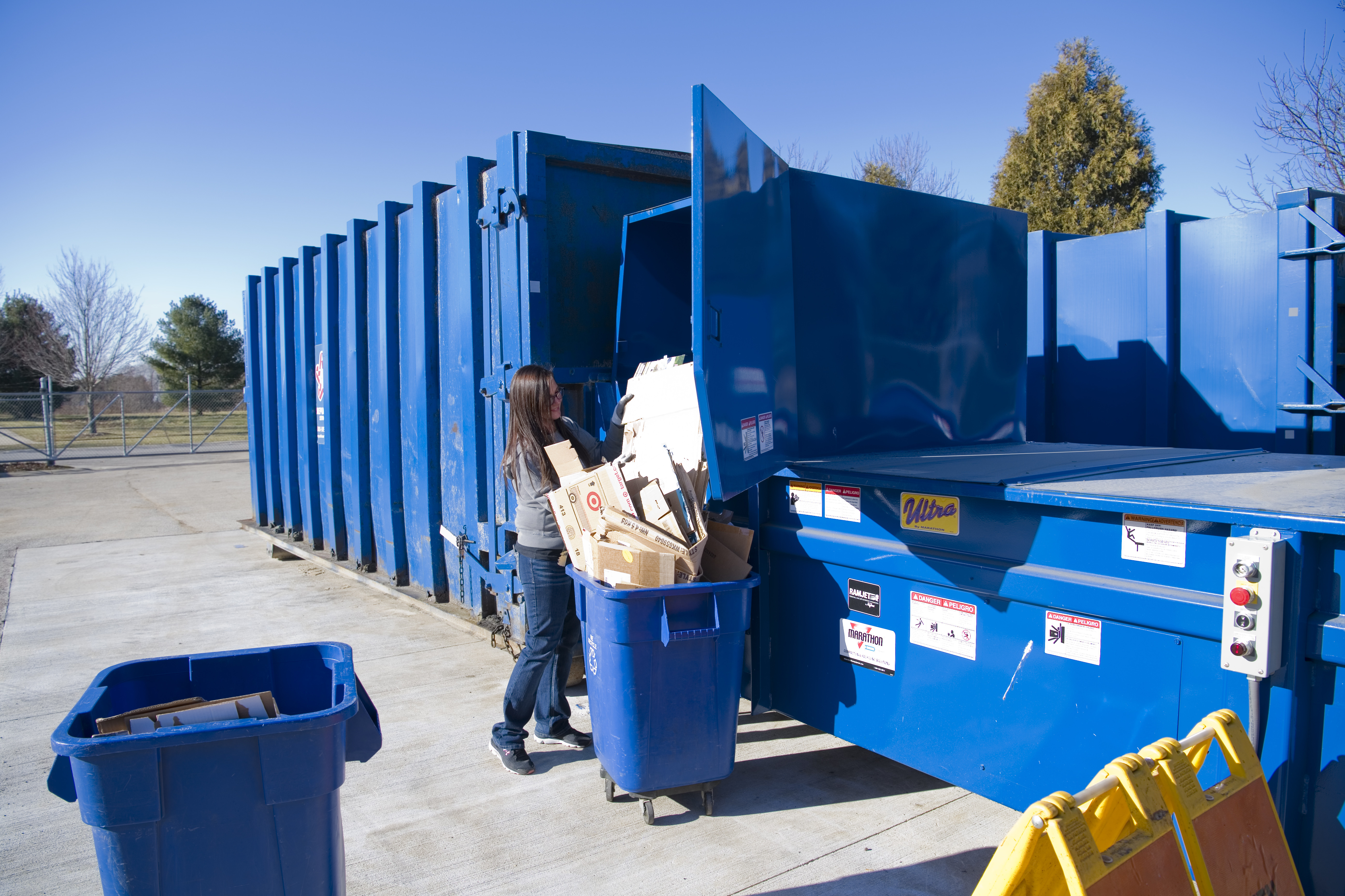New compactors, efficiency upgrade Grissom’s recycling program