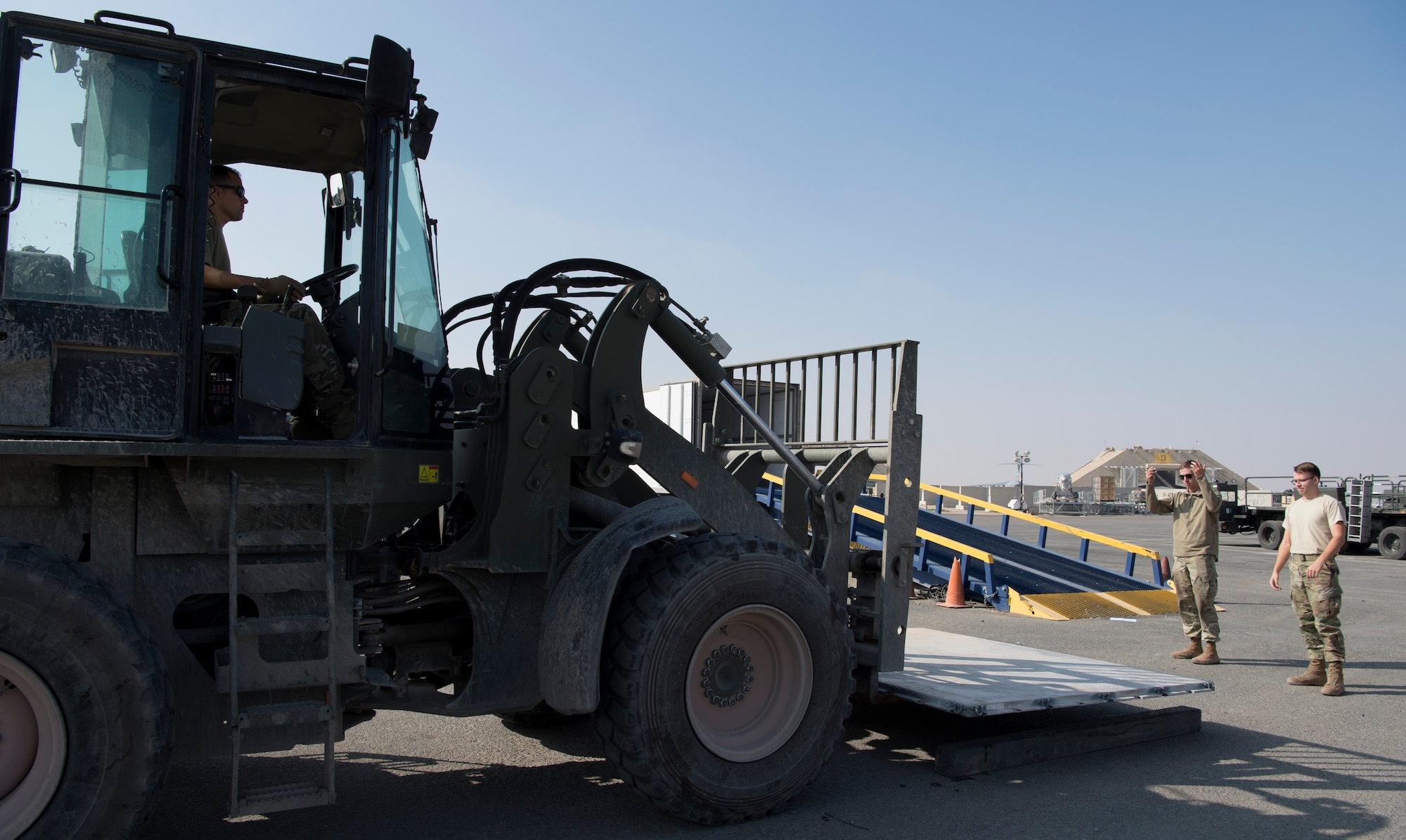 Forklift with Pallet