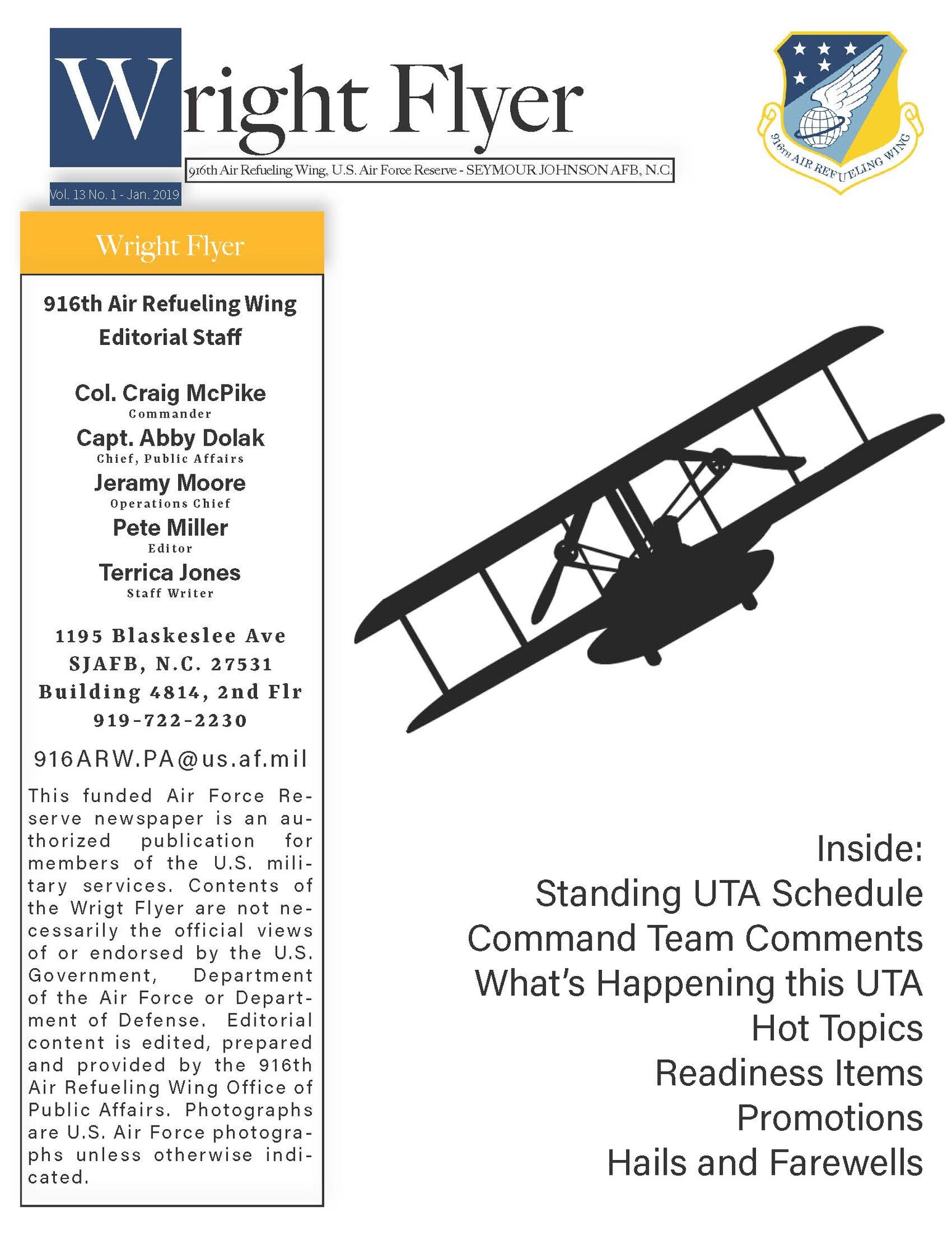 The official newsletter of the 916th ARW.