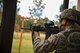 Senior Airman Dylan Harris, Joint Base Security defender, qualifies on an M4 carbine at the combat arms training and maintenance range at Scofield Barracks, Hawaii, Jan. 30, 2019. At the range, Airmen familiarize themselves with the weapons they use while deployed. (U.S. Air Force photo by Tech. Sgt. Heather Redman)