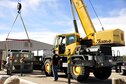 U.S. Airmen from the 355th Civil Engineer Squadron, prepare to install a chiller at Davis-Monthan Air Force Base, Ariz., Jan. 30, 2018.