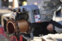 U.S. Air Force Senior Airman Andres Macias, 355th Civil Engineer Squadron HVAC journeyman, uses a roll groover on a copper pipe for the installation of a new chiller at the 563rd Operations Support Squadron at Davis-Monthan Air Force Base, Ariz., Jan. 31, 2018.