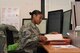 Tech. Sgt. Hilt, 786 Force Support Squadron noncommissioned officer in charge of Base Relocations, reviews records of Airmen in the Base Relocations Office Jan. 31, 2018 on Ramstein Air Base. The Air Force Personnel Center is ready for any unanticipated situations users may be experiencing and they encourage feedback throughout the introduction of this new process.