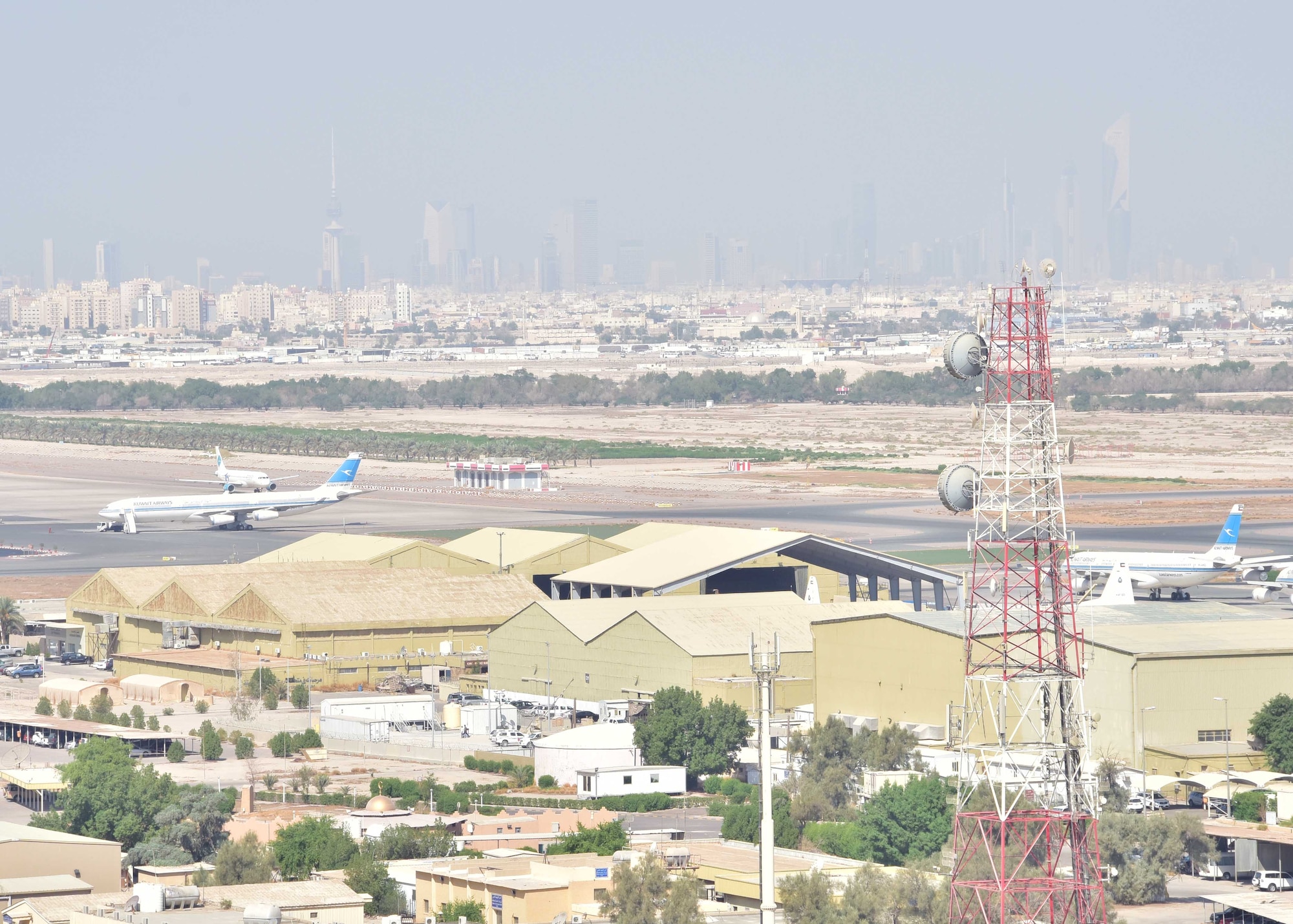 — Construction is currently underway to provide a work environment for U.S. coalition forces to continue aerial port operations in Kuwait City. The aerial port is a strategic logistics point to deliver passengers and cargo throughout the U.S. Central Command area of responsibility and its future was recently put in jeopardy due to a construction project timeline issue.