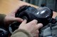 A U.S. Airman assigned to the 100th Air Refueling Wing inspects the filter of his M50 gas mask during a chemical, biological, radiological and nuclear defense survival skills class at RAF Mildenhall, England, Jan. 23, 2018. The M50 gas mask is a key part of protection against air-borne contaminants. (U.S. Air Force photo by Senior Airman Alexandra West)