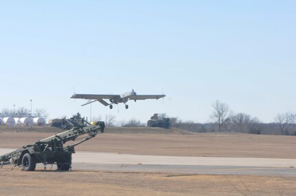 Okla. Guard members practice drone flying