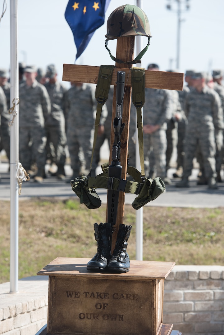 Surviving veterans part of the Tet Offensive (Jan. 31, 1968) and their loved ones gathered for a commemoration ceremony and  presentation of the Security Forces Battle Cross to the Security Forces Museum at Joint Base San Antonio- Lackland, Texas Jan. 31, 2018.