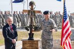 Surviving veterans part of the Tet Offensive (Jan. 31, 1968) and their loved ones gathered for a commemoration ceremony and  presentation of the Security Forces Battle Cross to the Security Forces Museum at Joint Base San Antonio- Lackland, Texas Jan. 31, 2018. Guest speaker retired Col. Bernie DeNisio (Security Police), Silver Star recipient spoke on the events of that operation and how it changed the course of history.