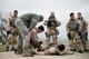 9th Security Forces Squadron Airmen work on self aid buddy care during exercise Full Spectrum at Beale Air Force Base, California, Jan. 18, 2018.  Full Spectrum is a readiness exercise meant to give Airmen the skills needed  effectively work in a combat enviroment. (U.S. Air Force photo/Senior Airman Justin Parsons)