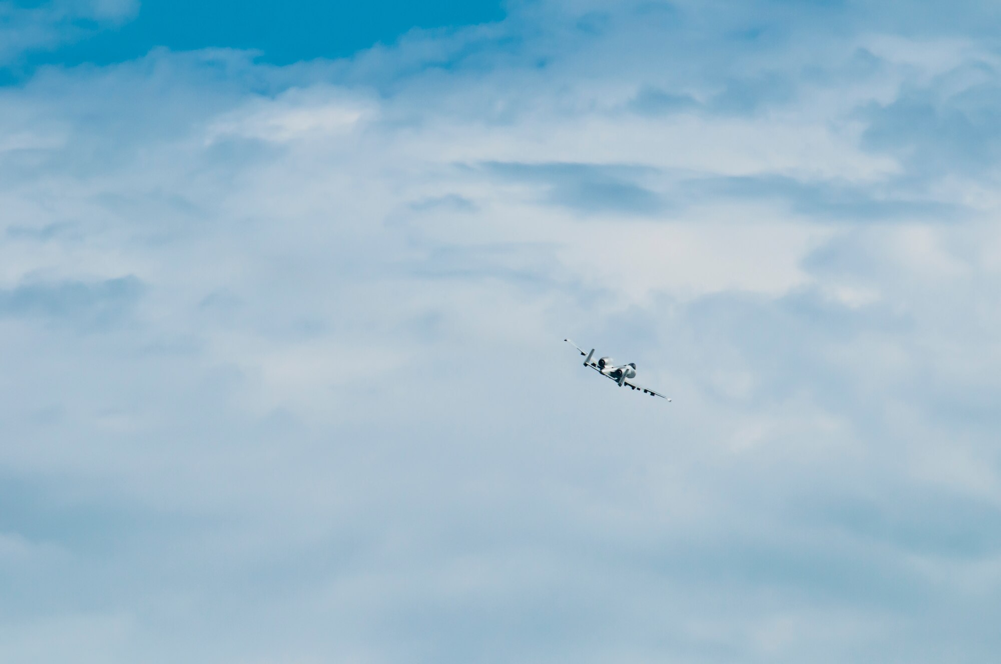 An A-10 Thunderbolt II pilot from the 107th Fighter Squadron flies over the Space Coast, Feb. 2, 2018 at Patrick Air Force Base, Fla.