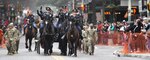 The Fort Sam Houston Caisson Section marched in the 11th annual Western Heritage Parade & Cattle Drive in downtown San Antonio Feb. 3.