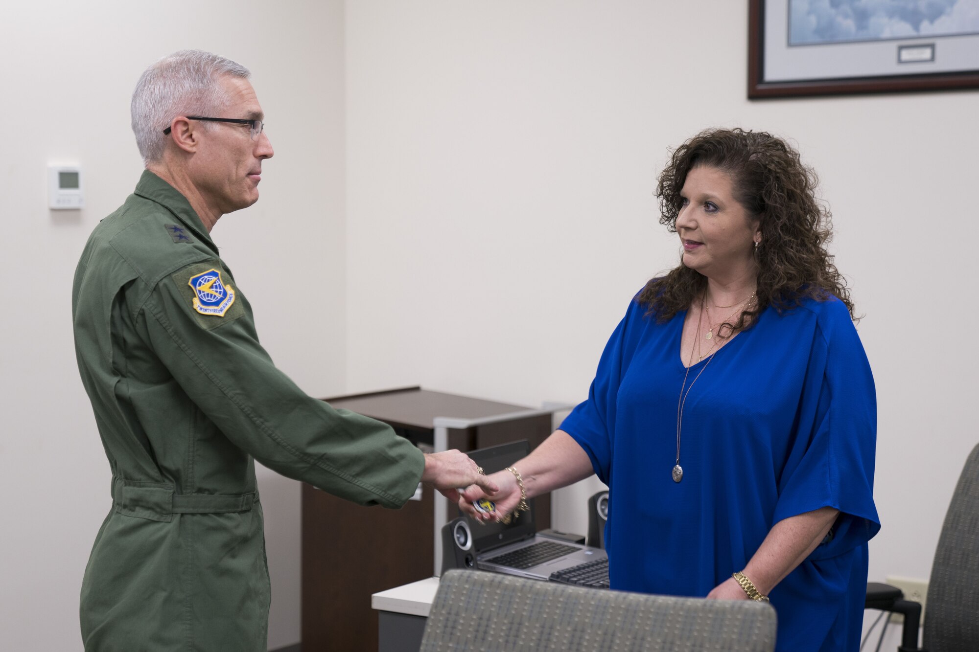 Maj. Gen. La Fave visits 413th Flight Test Group