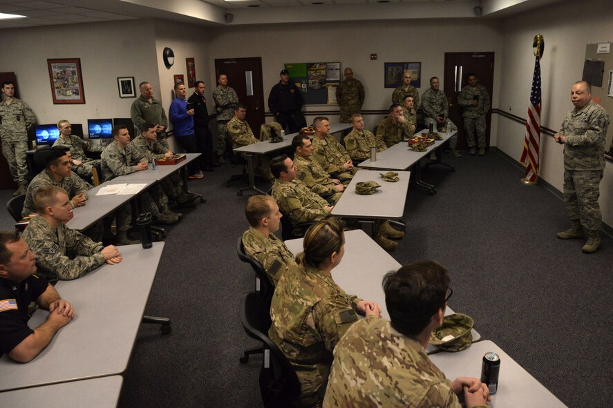 Air Force Wounded Warrior visits Team Dover