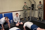 ABLE Flight Airmen conduct an official Air Force physical training test, Jan. 29, 2018 at Fort George G. Meade, Md. ABLE Flight utilizes Airmen, who are waiting on their security clearances, to support prioritized Wing level jobs such as the Chaplain’s office, Military Personnel Flight, Fitness Center, Inspector General’s office, Dental Clinic, the Meade Attic, Transportation, Legal Office, Mailroom and many more. (U.S. Air Force photo/Staff Sgt. AJ Hyatt)