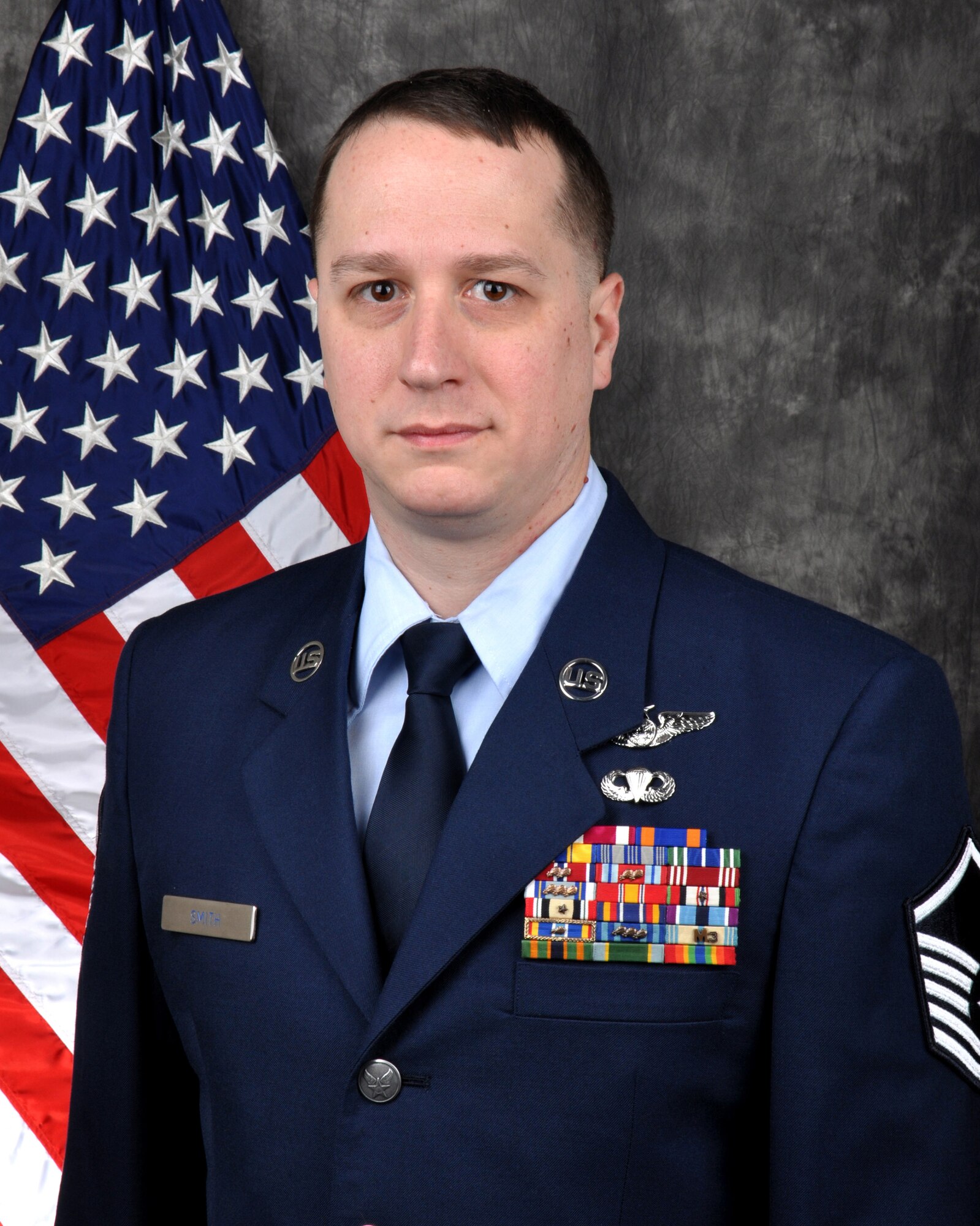 Master Sgt. Sean Smith, 445th Aeromedical Evacuation Squadron AE operations technician, is the 445th Airlift Wing Senior NCO of the Quarter, fourth quarter.