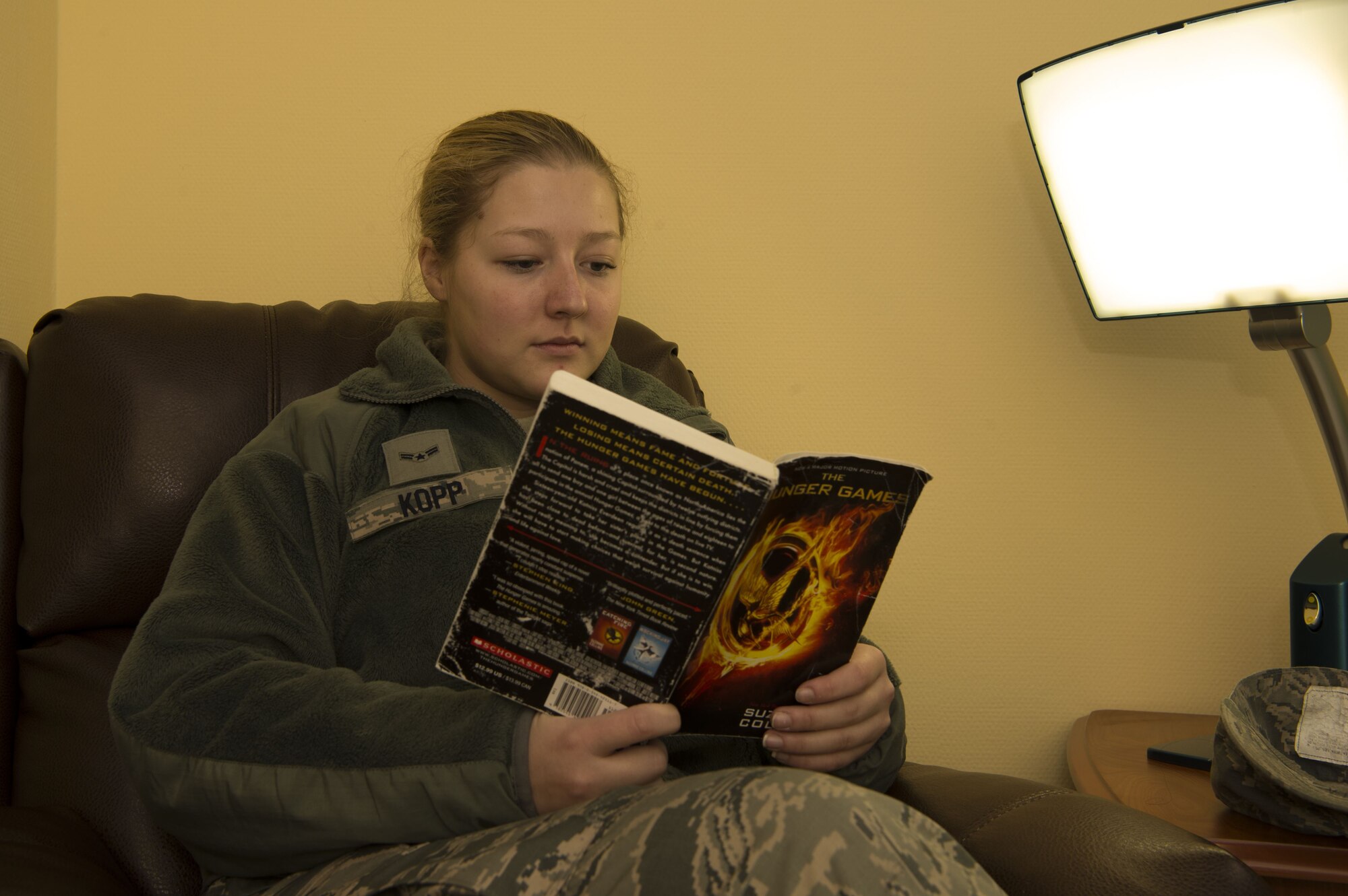 Each of the dormitories on base currently have one light, MSG leadership plan to procure more lights in the future to improve quality of life for dorm Airmen and base residents.