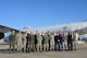 Members of the 595th Command and Control Group stand in front of an E-6B following a tour of the aircraft during the 625th Strategic Operations Squadron’s Deep Dive held at Offutt Air Force Base, Neb., Jan. 25, 2018. The Deep Dive is part of an effort by the group to give members of different squadrons insight into squadron-specific missions and an understanding of how their missions work together.