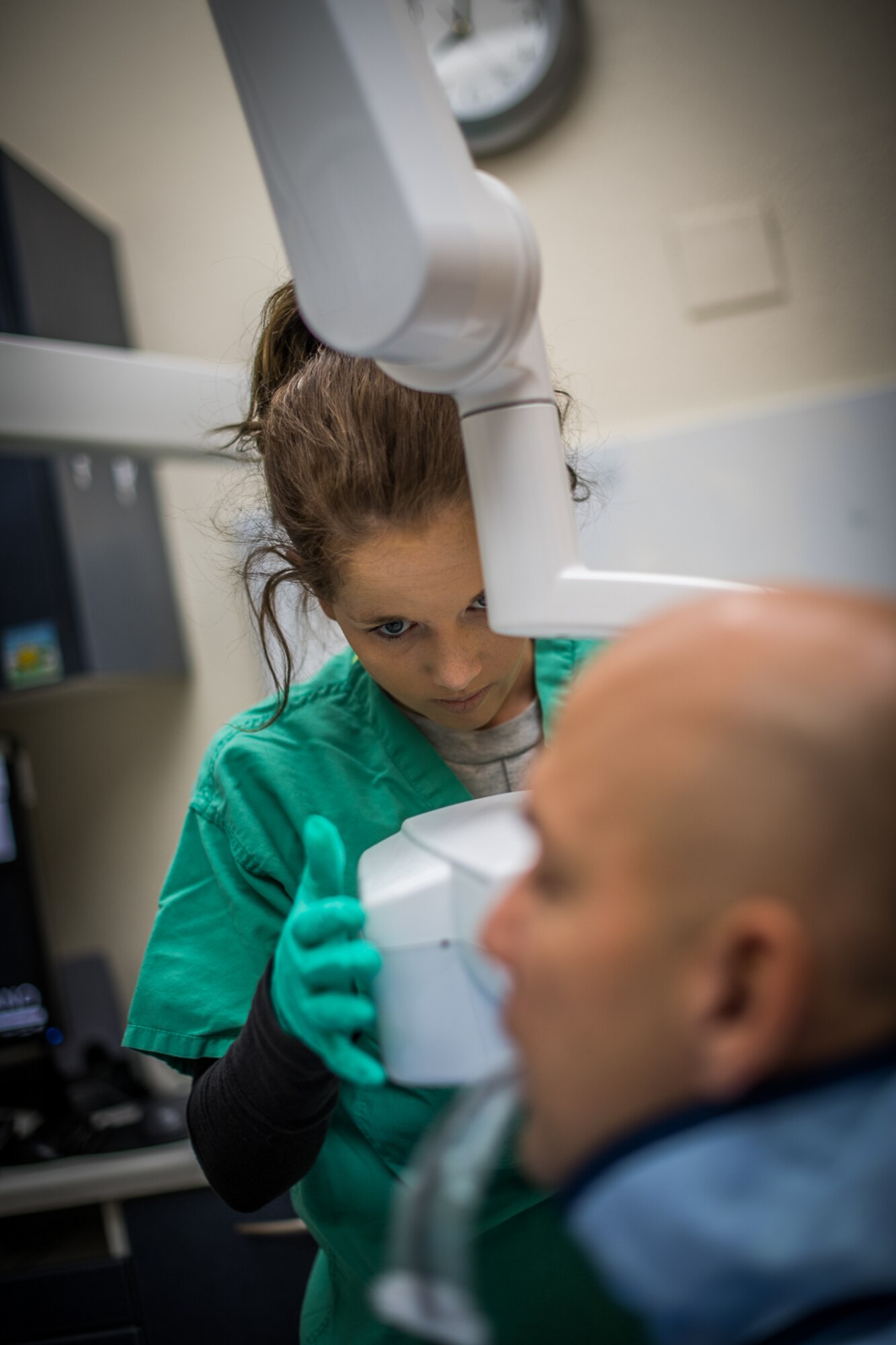 932nd Dental team stay busy with routine checkups during January unit training assembly weekend.