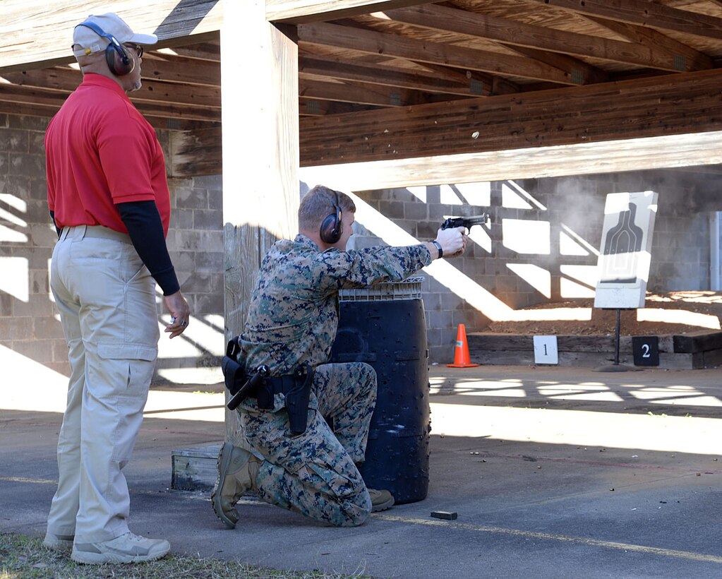 Marines participate in Security Augmentation Force training