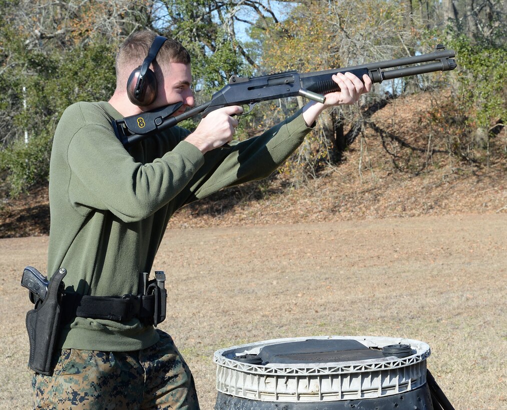 Marines participate in Security Augmentation Force training