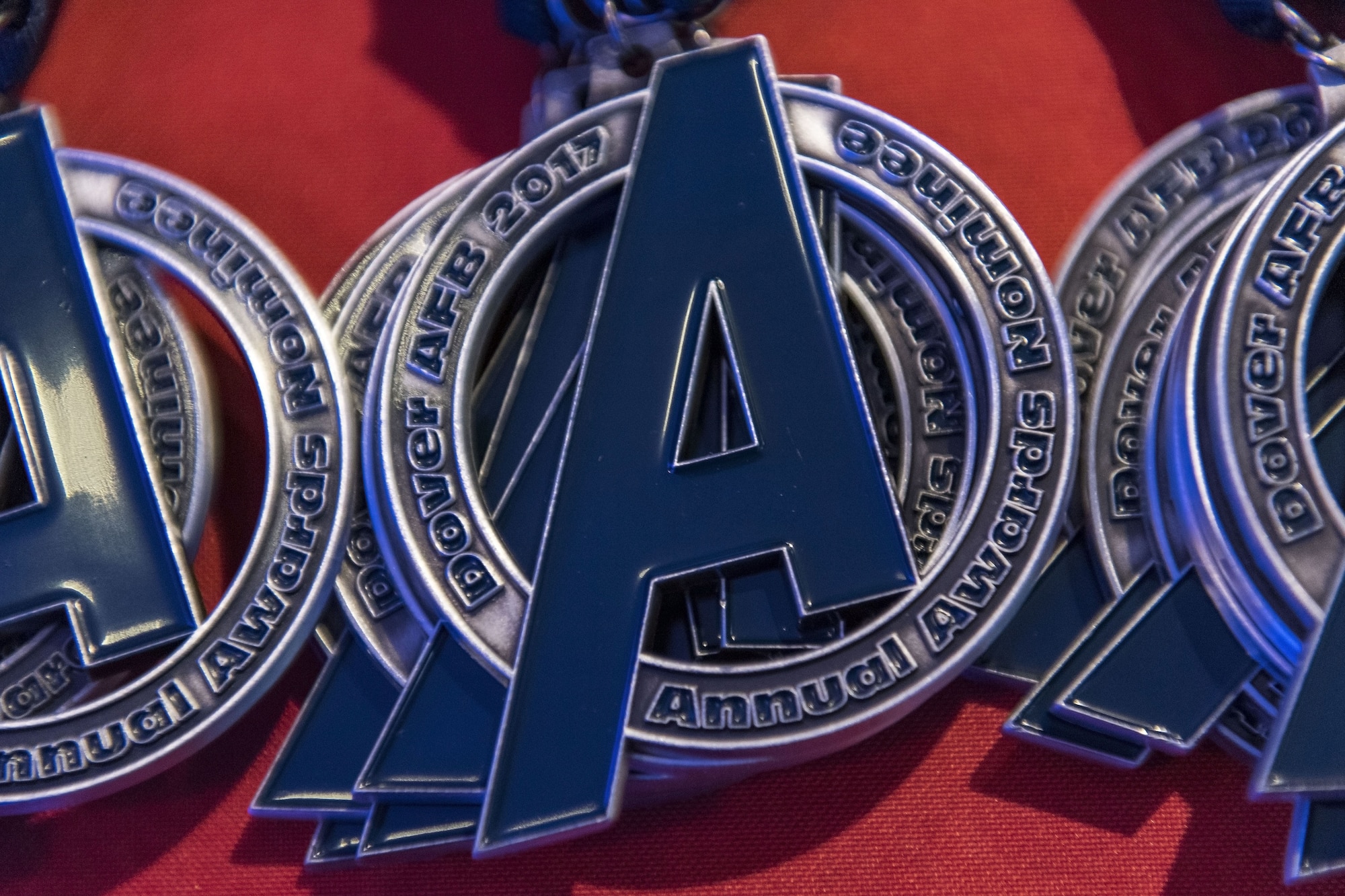 Fifty-two superheroes from the 436th Airlift Wing, Dover Air Force Base, Del., were recognized during the 2017 Annual Awards Ceremony on Feb. 3, 2018, in the convention center at Delaware Technical Community College. Master Sgt. Israel Del Toro Jr., United States Air Force Academy Freefall Training Program NCO in charge, Colorado Springs, Colo., was the keynote speaker for the ceremony. (U.S. Air Force photo by Roland Balik)