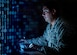 U.S. Air Force Tech. Sgt. Luis Castro, Air Combat Command, Command Center NCO in charge of command and control operations reports, works at the ACC Command Center, Joint Base Langley-Eustis, Va., Feb. 1, 2018.