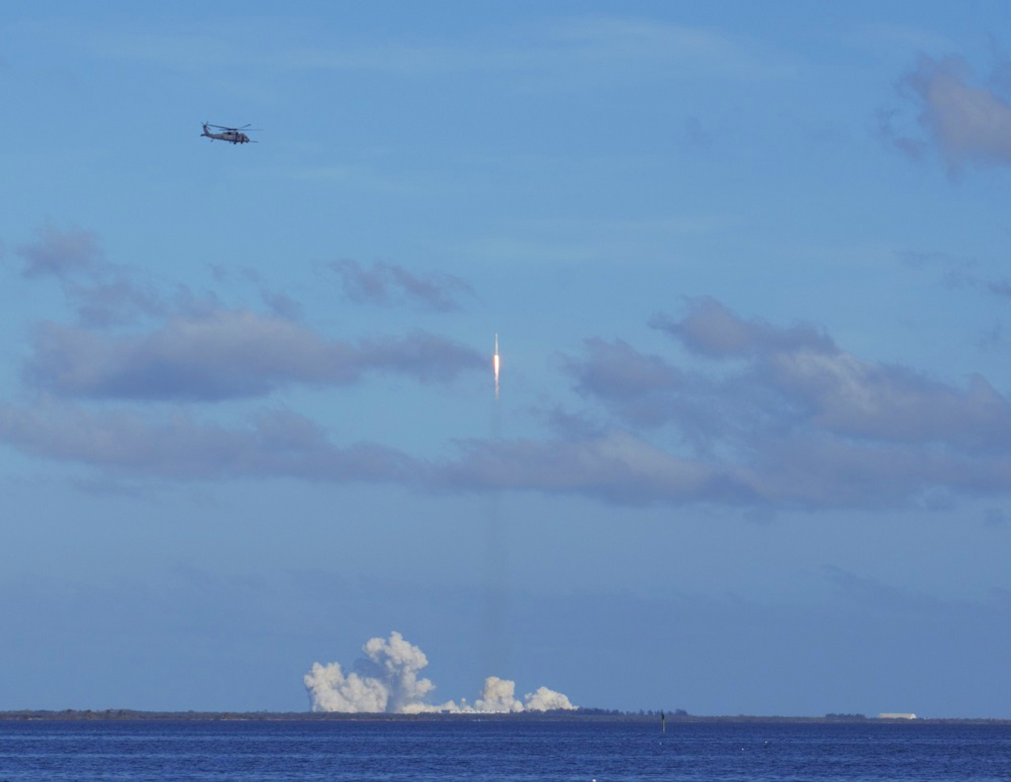 Reserve Citizen Airmen from the 920th Rescue Wing support the successful launch of SpaceX's Falcon 9 Heavy launch February 7, 2018.