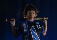 U.S. Air Force Airman 1st Class Daniella Cortez, 633rd Force Support Squadron commander support staff poses for a portrait, at Joint Base Langley-Eustis, Va., Jan. 31, 2018.