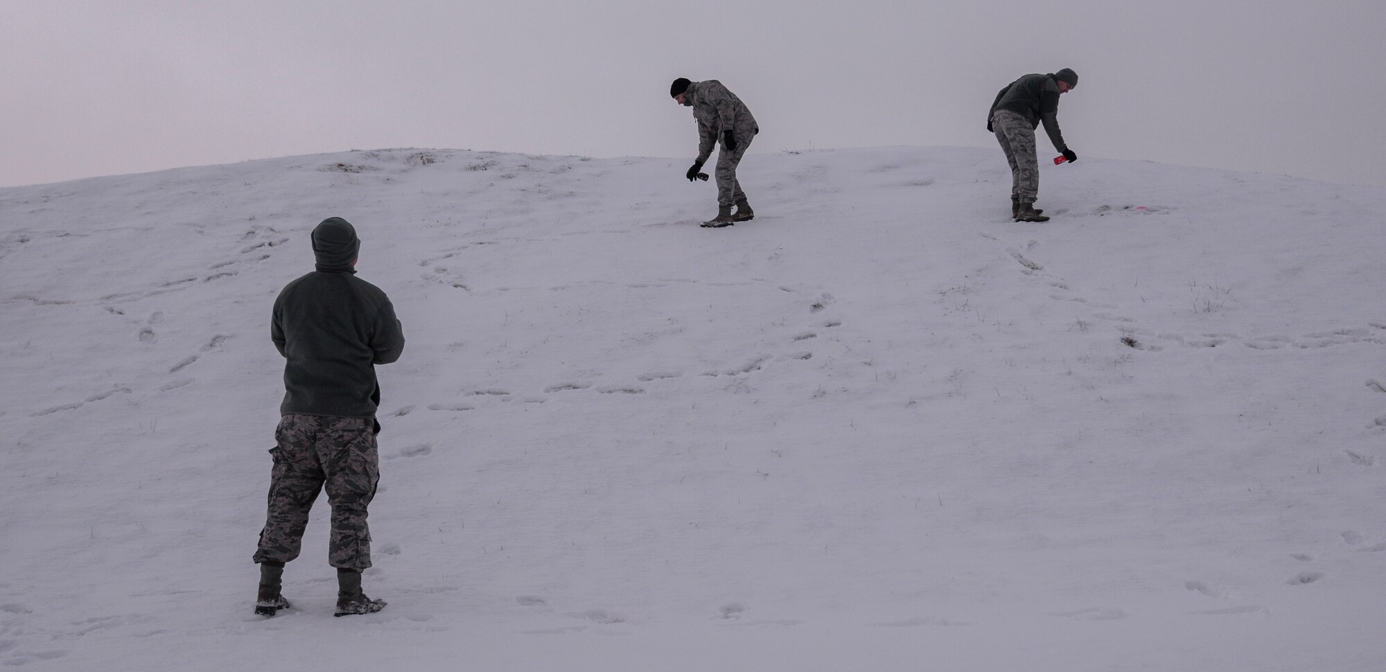 up on the hill
