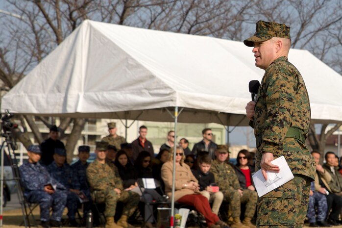 MCAS Iwakuni gives a warm sayonara to Sgt. Maj. Garza