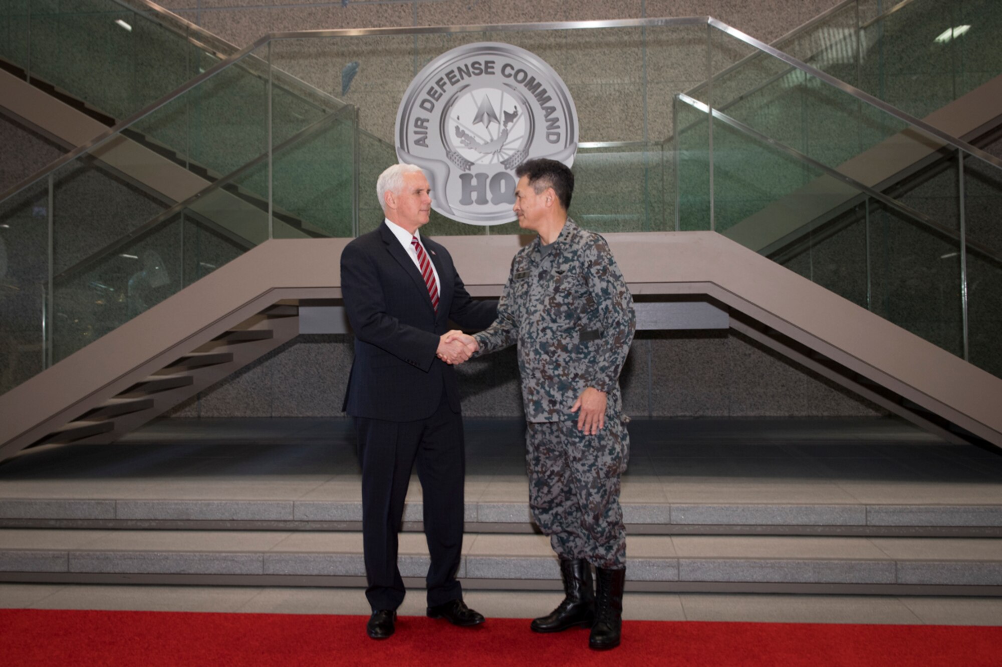 Vice President Michael Pence Addresses Troops at Yokota