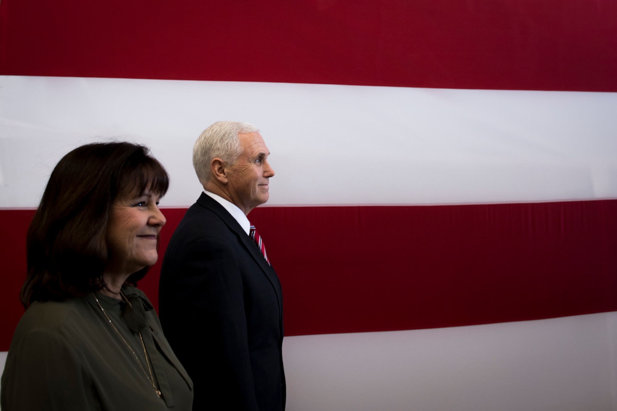 Vice President Michael Pence Addresses Troops at Yokota