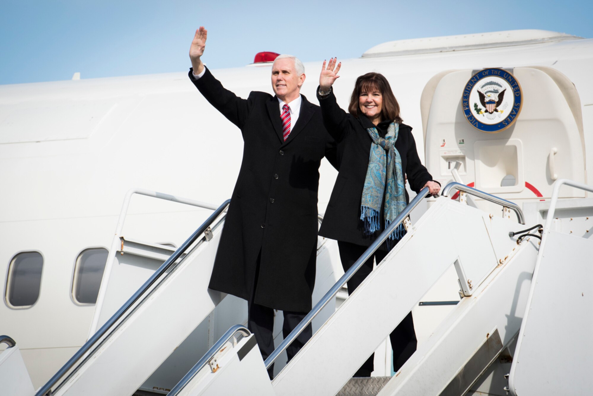 Vice President Michael Pence Addresses Troops at Yokota