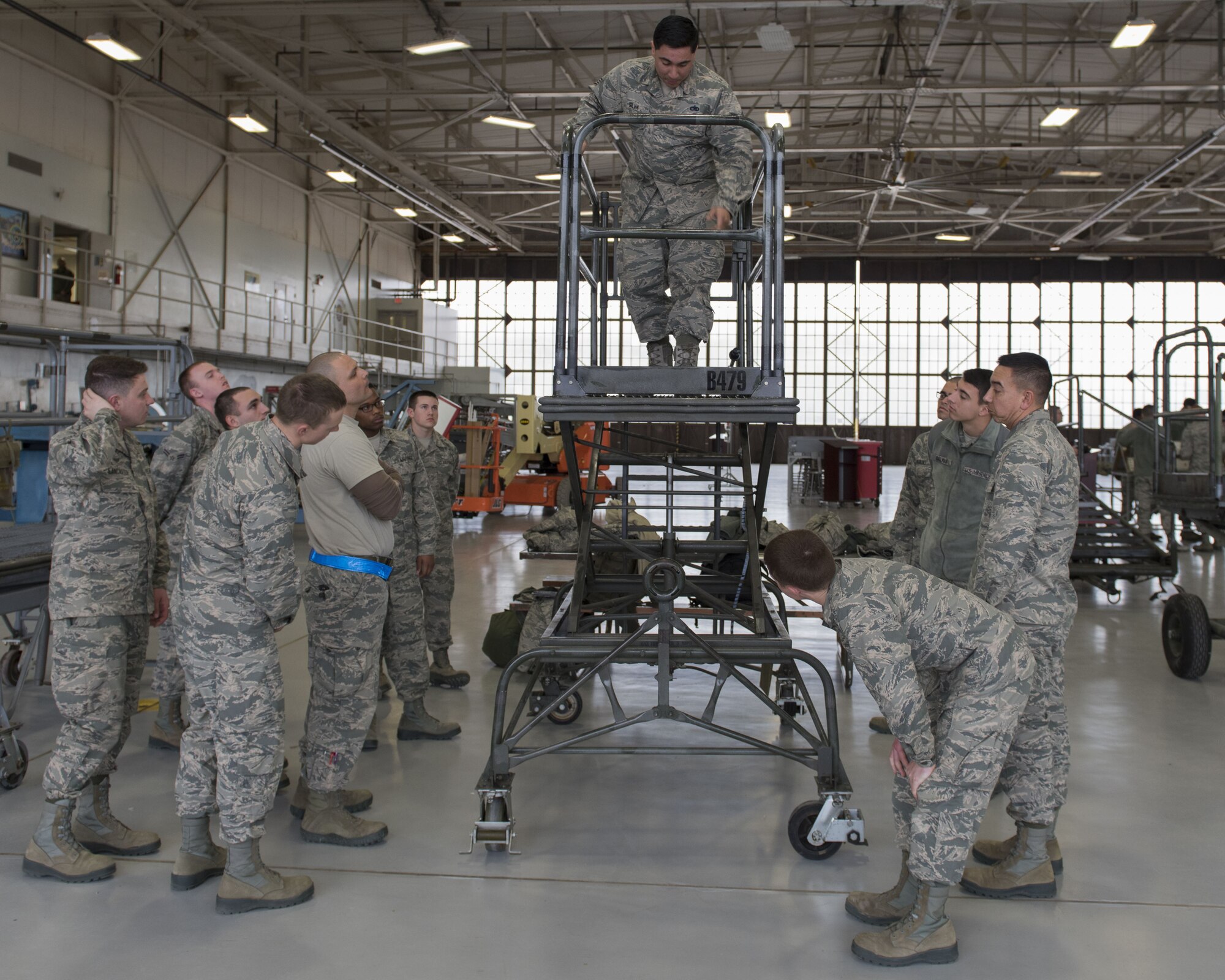 362nd TRS Crew chief training
