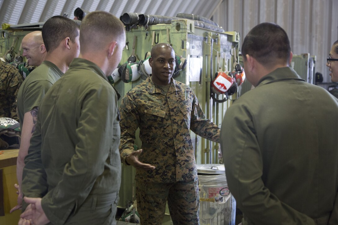 3rd MAW CG visits Marines at ITX 2-18