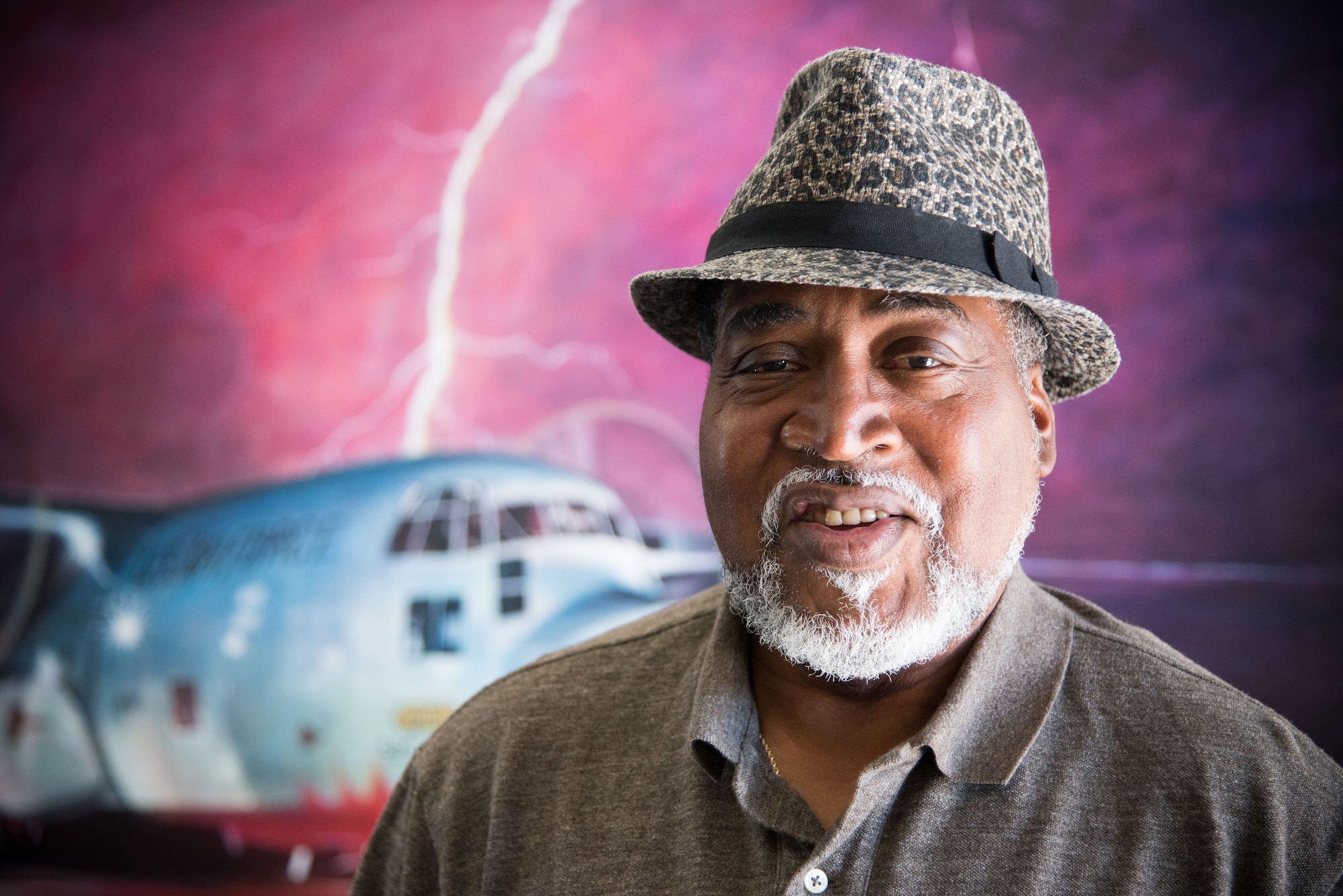 Gary Wallace, 53rd Weather Reconnaissance Squadron aviation resource management technician, poses for a photo Jan. 29, 2018 at Keesler Air Force Base, Mississippi. Wallace retired Feb. 2, 2018 after more than 40 years of active duty and civil service to the Air Force. (U.S. Air Force photo by Staff Sgt. Heather Heiney)