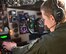 U.S. Air Force 1st Lt. Blake Kidd, 351st Air Refueling Squadron pilot puts coordinates into a KC-135 navigation system before take-off for air refueling training with U.S. Air Force F-16Cs Fighting Falcons, on RAF Mildenhall, England, Feb. 8, 2018. The training was in conjunction with a rotational deployment of U.S. Air Force F-16C Fighting Falcons from the Ohio Air National Guard’s 180th Fighter Wing to Amari Air Base, Estonia, as part of a Theater Security Package. (U.S. Air Force photo by Airman 1st Class Luke Milano)