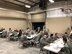 A group of 433rd Airlift Wing Reserve Citizen Airmen gather at the wing’s Cargo Load Facility, Feb. 7, 2018, to enjoy a free breakfast provided by varies wing councils at the Annual Wing Cowboy Breakfast.  (U.S. Air Force photo by Minnie Jones)
