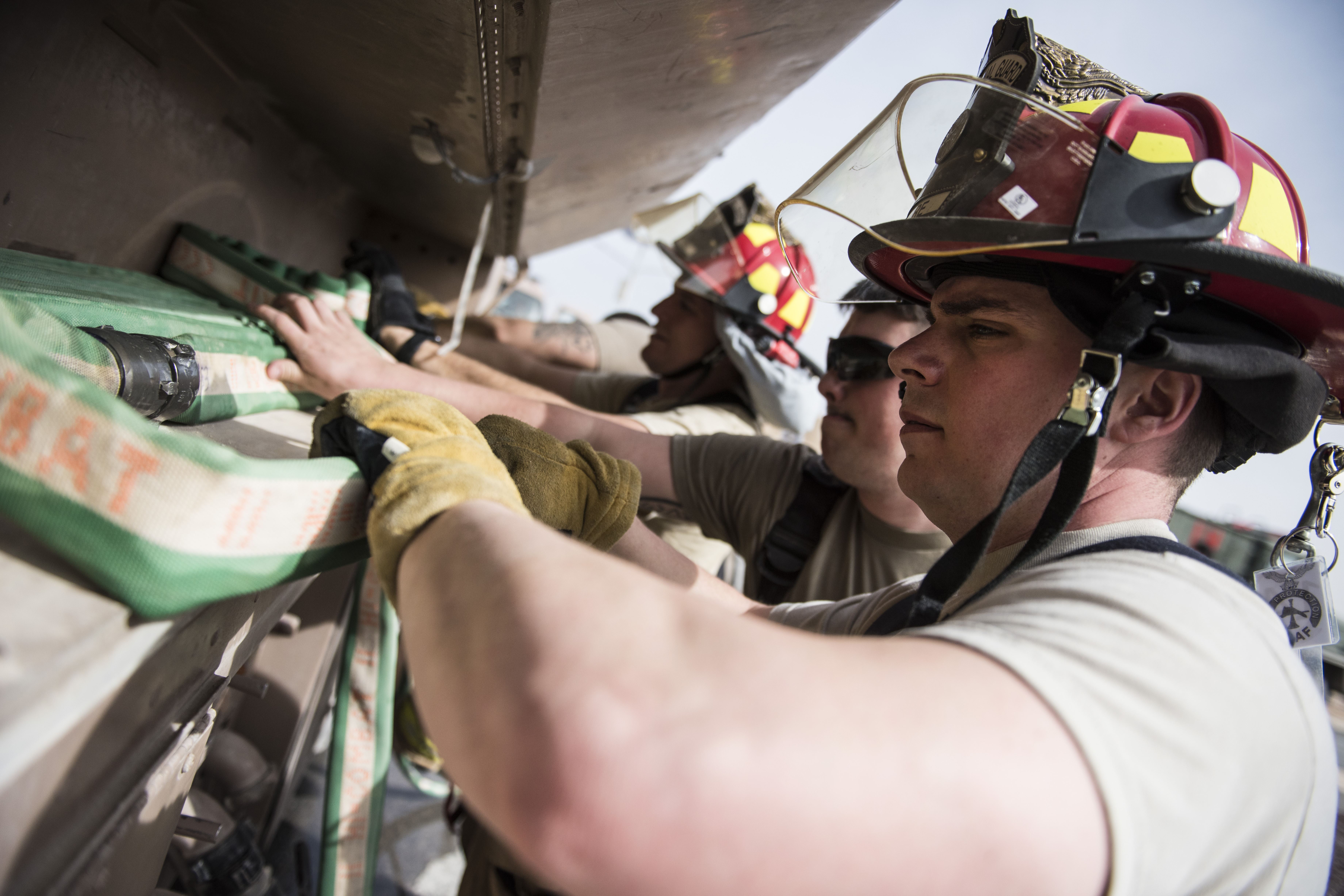 Coalition first responders team up for fire training > U.S. Air Forces