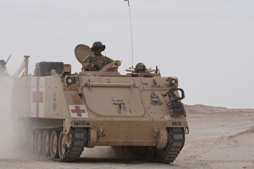 M113 Maneuvers During Army Day