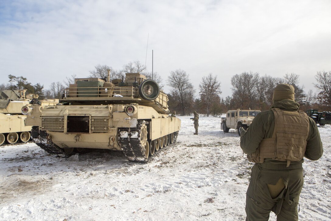 Fox Co., 4th Tank Bn. braves the cold during exercise Winter Break 2018