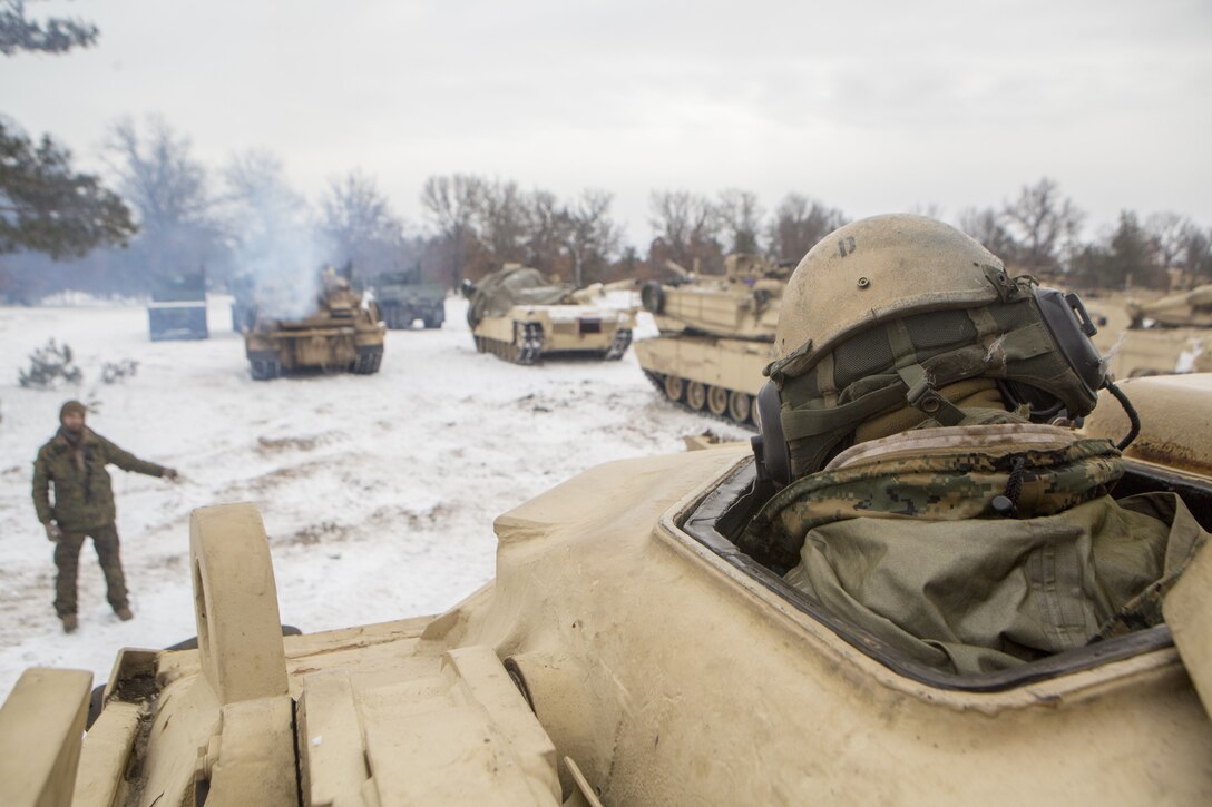 Fox Co., 4th Tank Bn. braves the cold during exercise Winter Break 2018