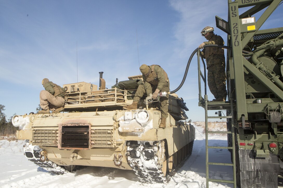 Fox Co., 4th Tank Bn. braves the cold during exercise Winter Break 2018