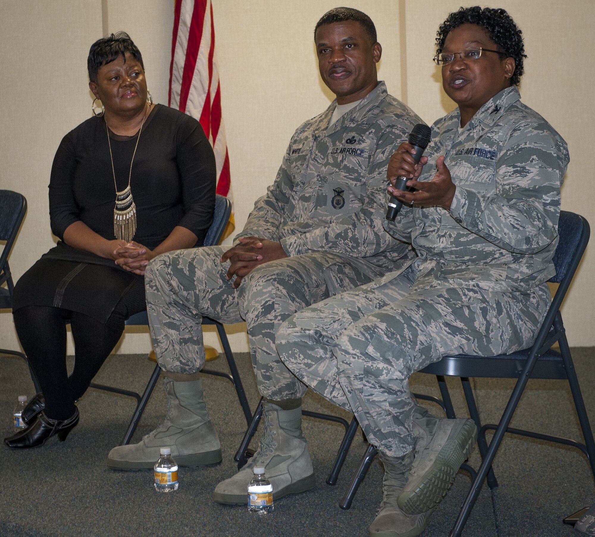 Leadership mentors at Black History panel