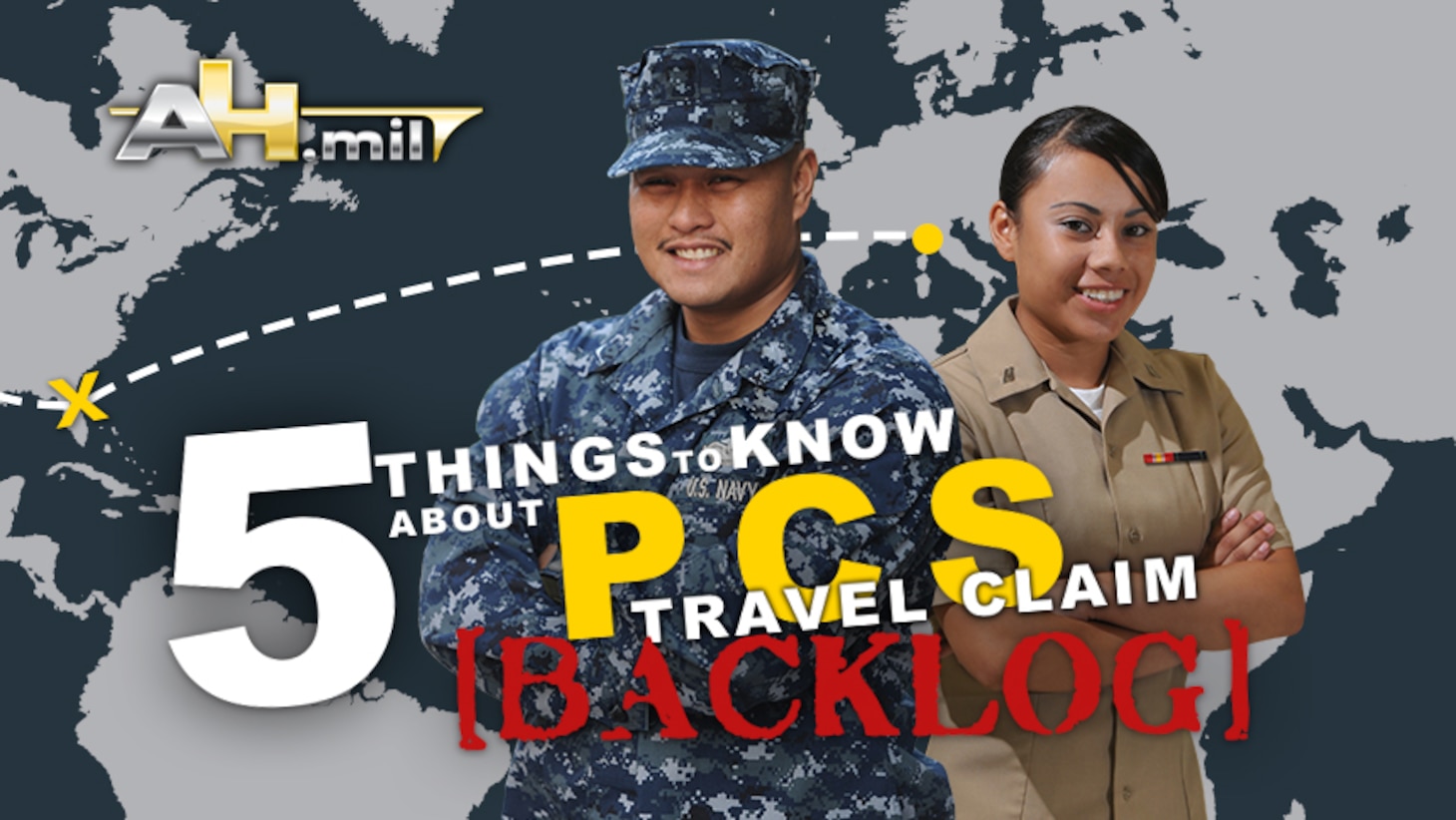 pcs travel claim navy