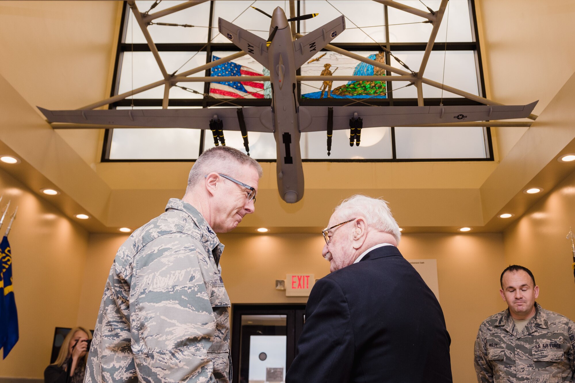 Col. Robert Kilgore and Col. Laverne Donner