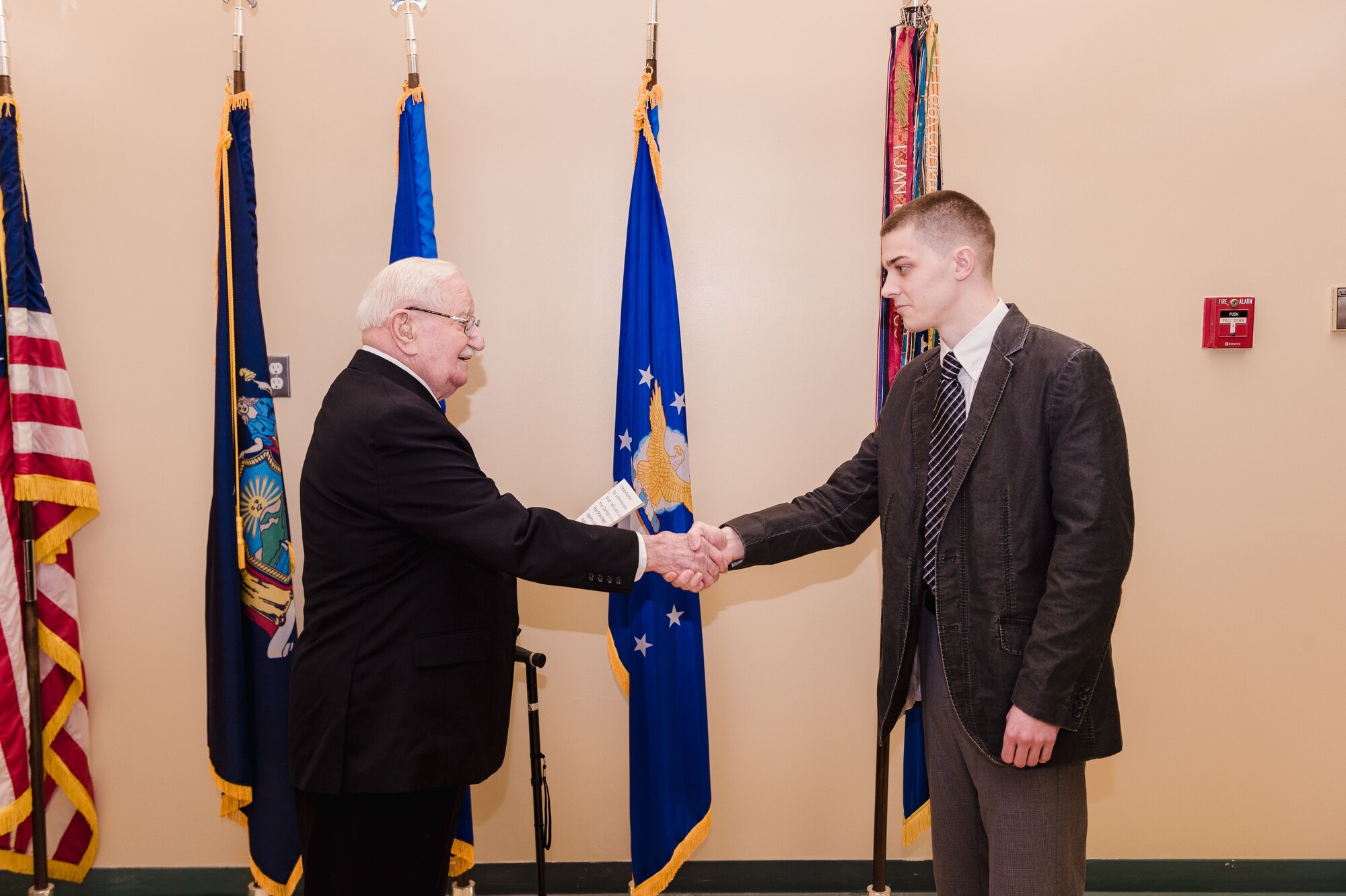 Col. Laverne Donner and Daniel Hertel