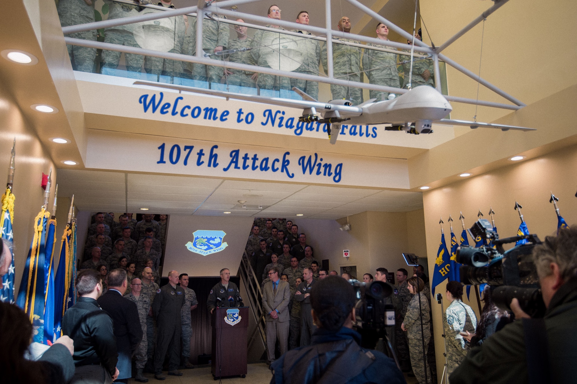 107th Attack Wing redesignation ceremony