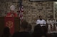 Bishop Robert J. Coyle, Archdiocese of the Military Services, addresses a sanctuary of people, shortly before performing a Sacrament of Confirmation ceremony, Feb. 12, 2018, at Moody Air Force Base, Ga. Confirmation is the sacrament by which Catholics believe the Holy Spirit gives them the increased ability to practice their faith in every aspect of their lives and to witness Christ in every situation.  The Sacrament of Confirmation helps a person remain faithful to his or her baptismal commitment to witness to Christ and to serve others. (U.S. Air Force photo by Senior Airman Daniel Snider)