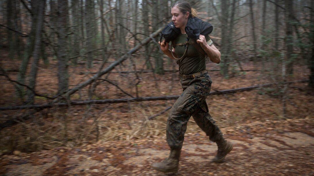 U.S. Marines participate in Force Fitness Instructor (FFI) Course culminating event at The Basic School, Marine Corps Base Quantico, Va., February 12, 2018. The FFI course is made up of physical training, classroom instruction and practical application to provide the students with a holistic approach to fitness. Upon completion, the Marines will serve as unit FFIs, capable of designing individual and unit-level holistic fitness programs.